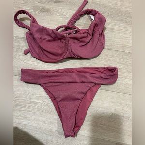 maroon bikini summerful swim set